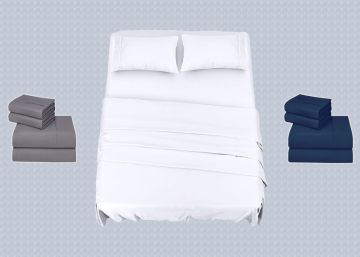 De microfibra y en tres colores: el juego de sábanas con más de 4.000 valoraciones en Amazon