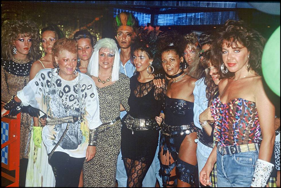 Estampa de la fiesta ‘Vogue’ organizada en el club de Regine en París en 1981.