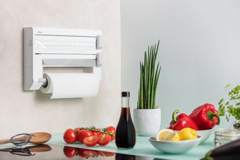 Papel de cocina, aluminio y ‘film’: todo a mano en este portarrollos con más de 12.400 valoraciones en Amazon