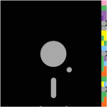 La famosa portada de 'Blue monday' con la que el sello perdía 10 peniques por ejemplar. Los tres agujeros se troquelaban a mano. Su creador, Peter Saville, dijo: