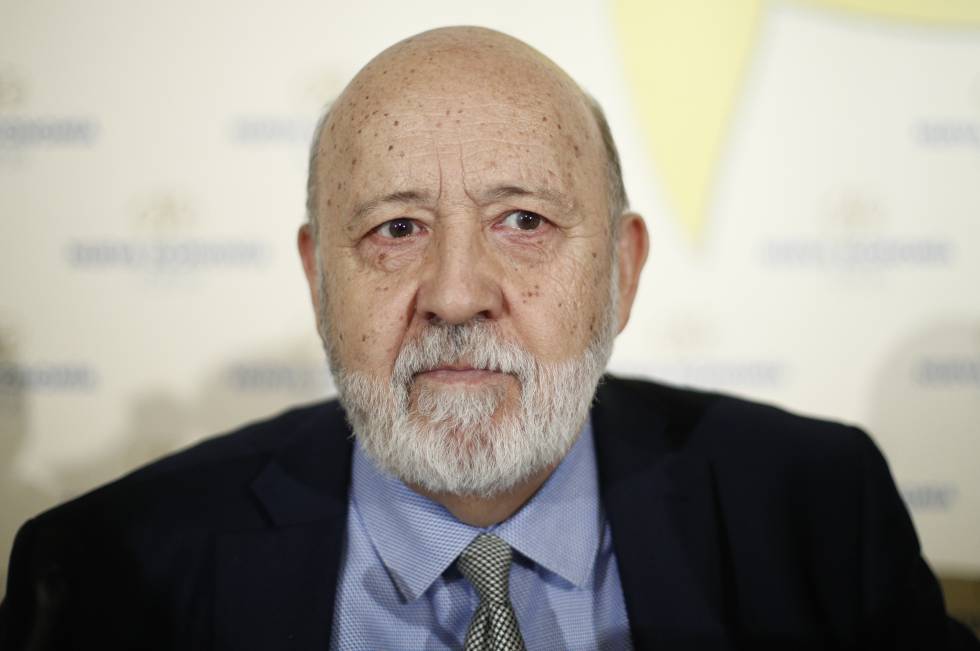 José Félix Tezanos durante una conferencia en junio de 2019.