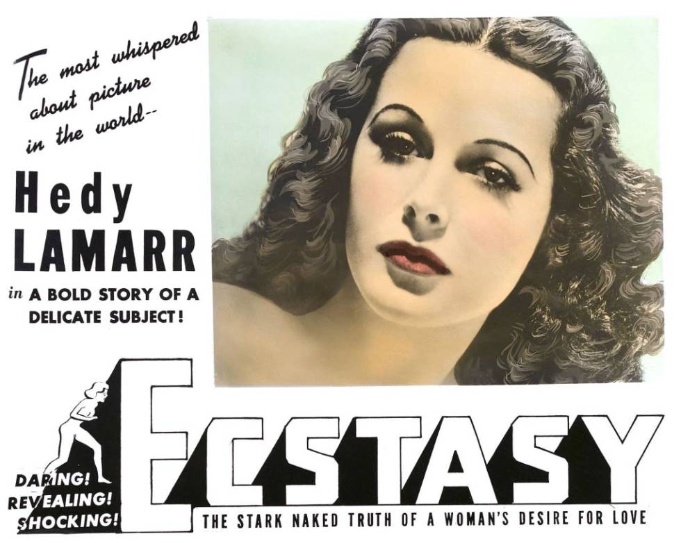 Hedy Lamarr en 'Éxtasis'.