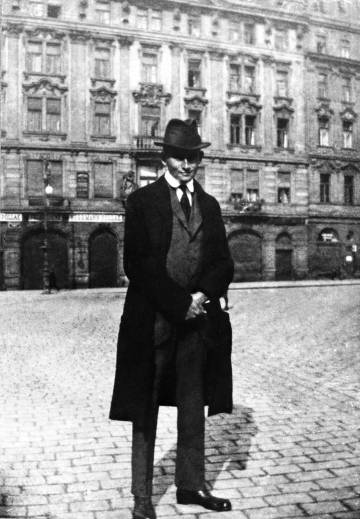 Franz Kafka en Praga.