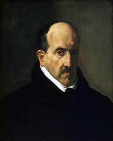 Luis de Góngora retratado por Velázquez.