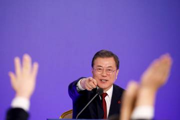 El presidente surcoreano Moon Jae-In ha logrado una eficaz gestión a pesar de la proximidad con China.