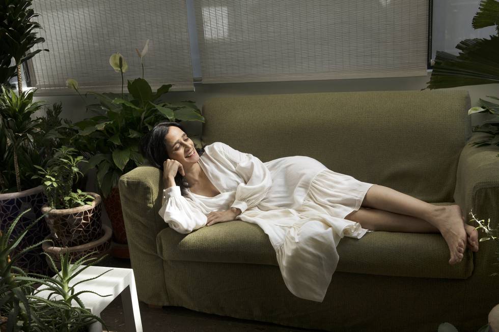 Julieta Venegas retratada el 20 de marzo en Coyoacán, Ciudad de México.