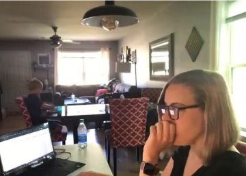 Los 24 segundos que resumen cómo es teletrabajar con niños