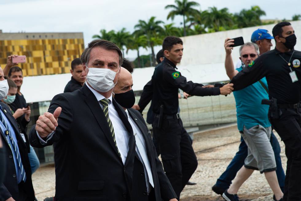 Jair Bolsonaro el pasado 7 de mayo en Brasilia.
