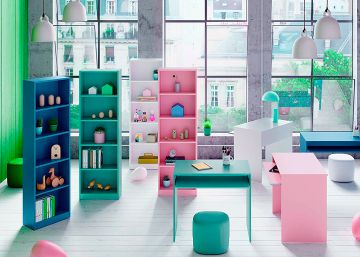 Esta estantería sirve para todo, está disponible en cuatro colores y a la venta en Amazon