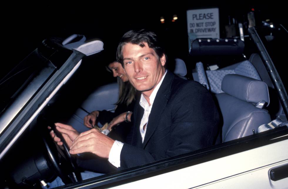 Christopher Reeve con su mujer Gae Exton en 1984.