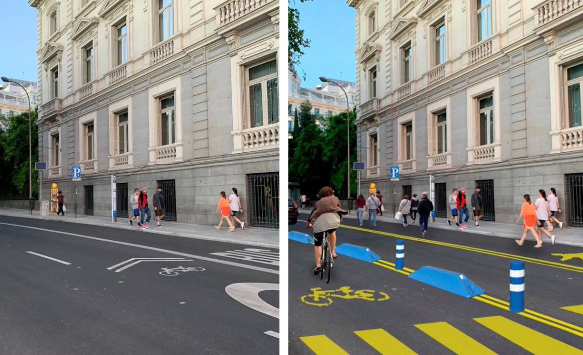 “Los coches deben desaparecer y dejar su sitio a las terrazas y los peatones”. Así asesora un experto al Ayuntamiento de Madrid