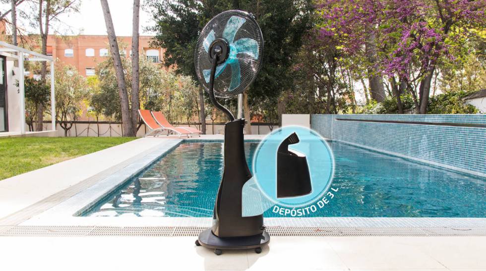 Rebajado al 50 % y con nebulizador: este ventilador es perfecto para refrescarse en interiores y exteriores