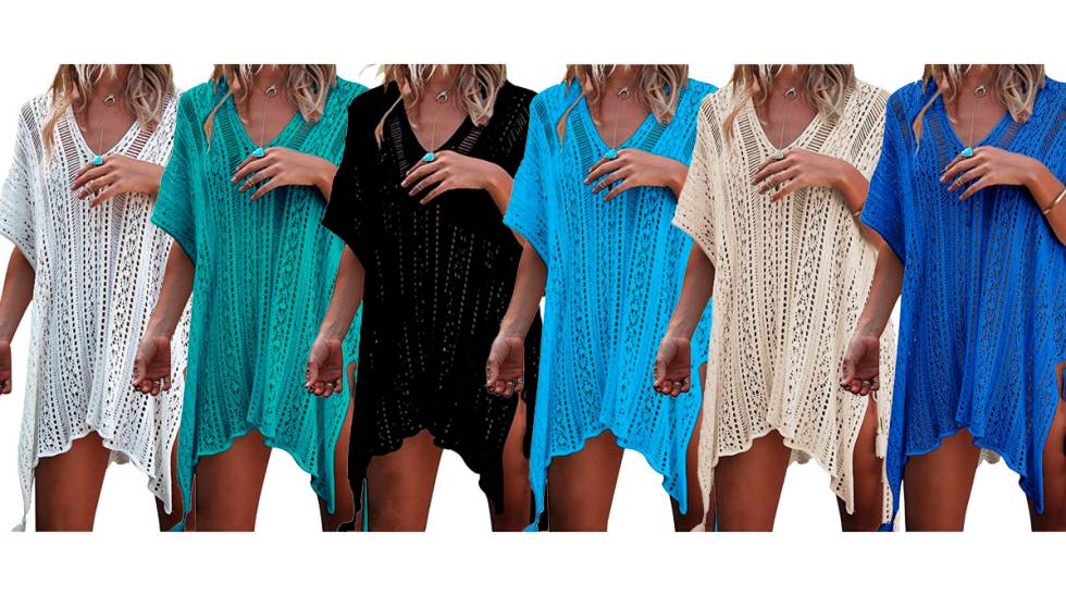 Modelo número 1: con forma de camisola amplia de manga corta. Disponible en estos 6 colores.