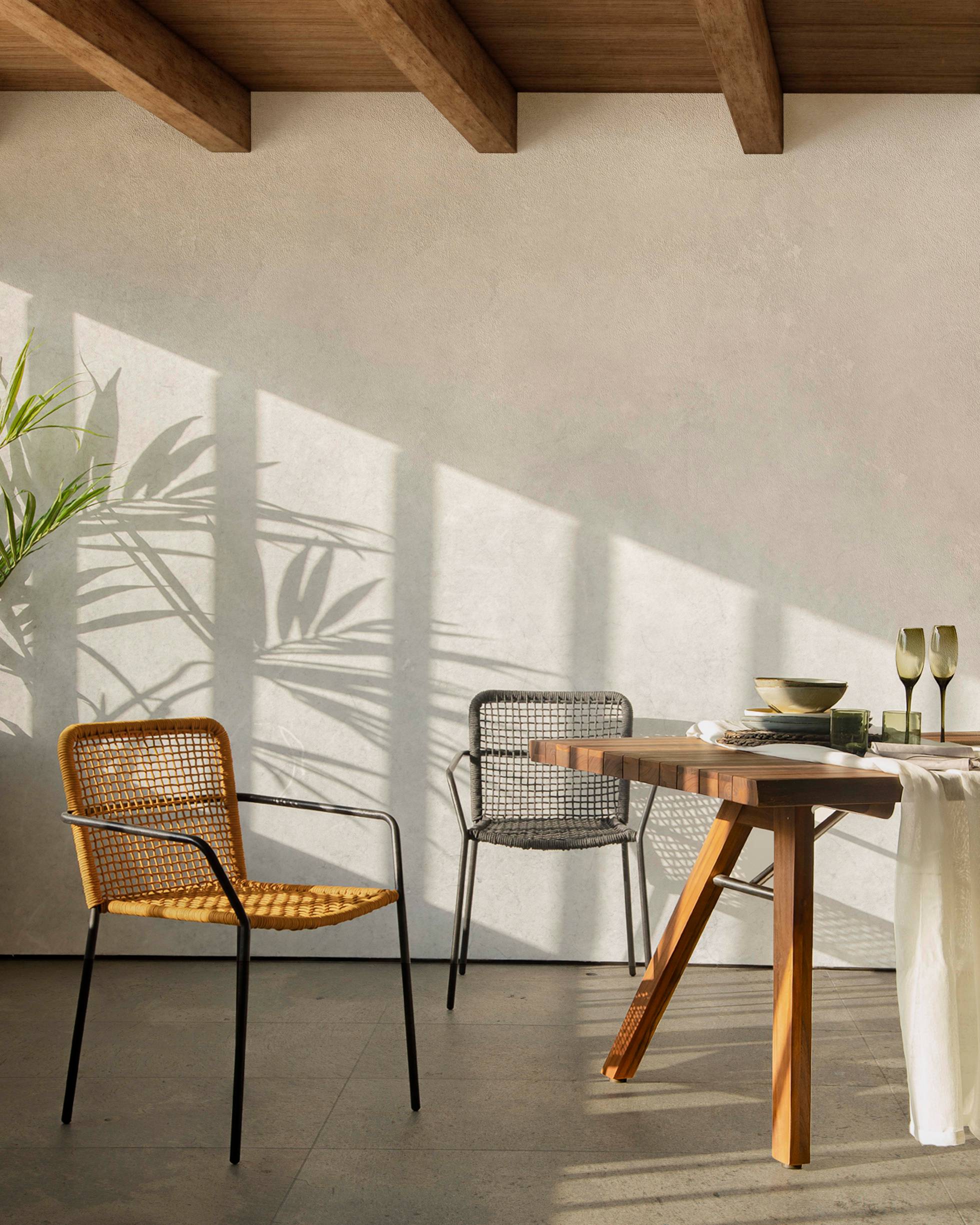 Sin nada que envidiar al salón: estas sillas de exterior son elegantes