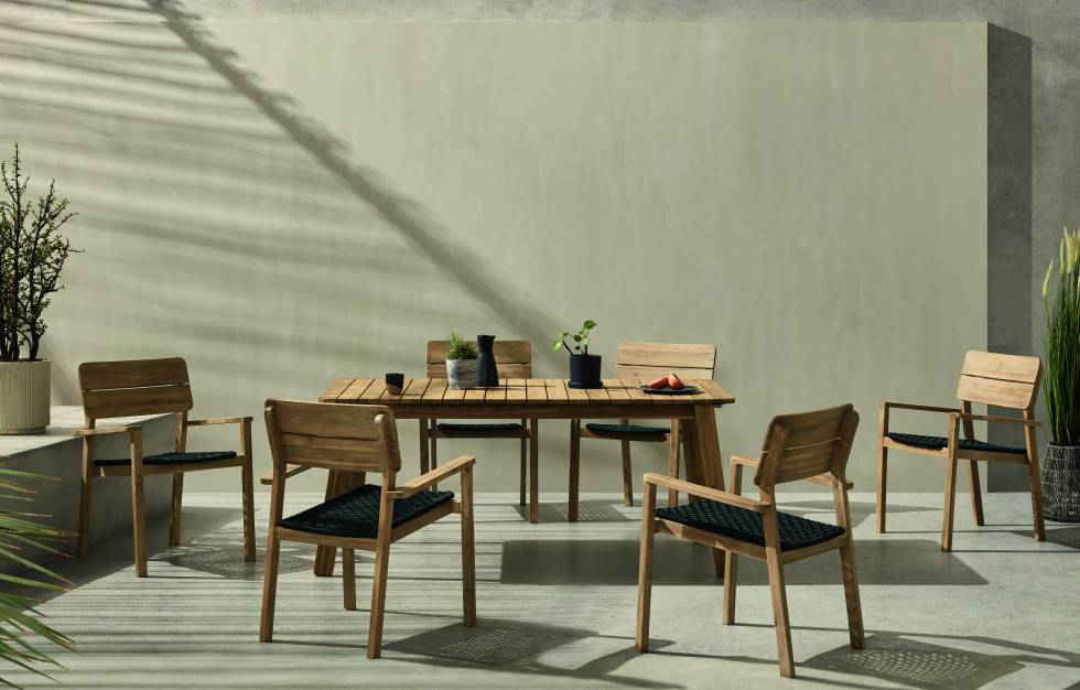 Sin nada que envidiar al salón: estas sillas de exterior son elegantes