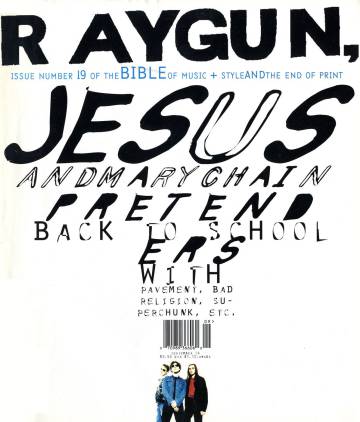 El número 19 de la revista Ray Gun innovó incluso a la hora de ubicar el código de barras.