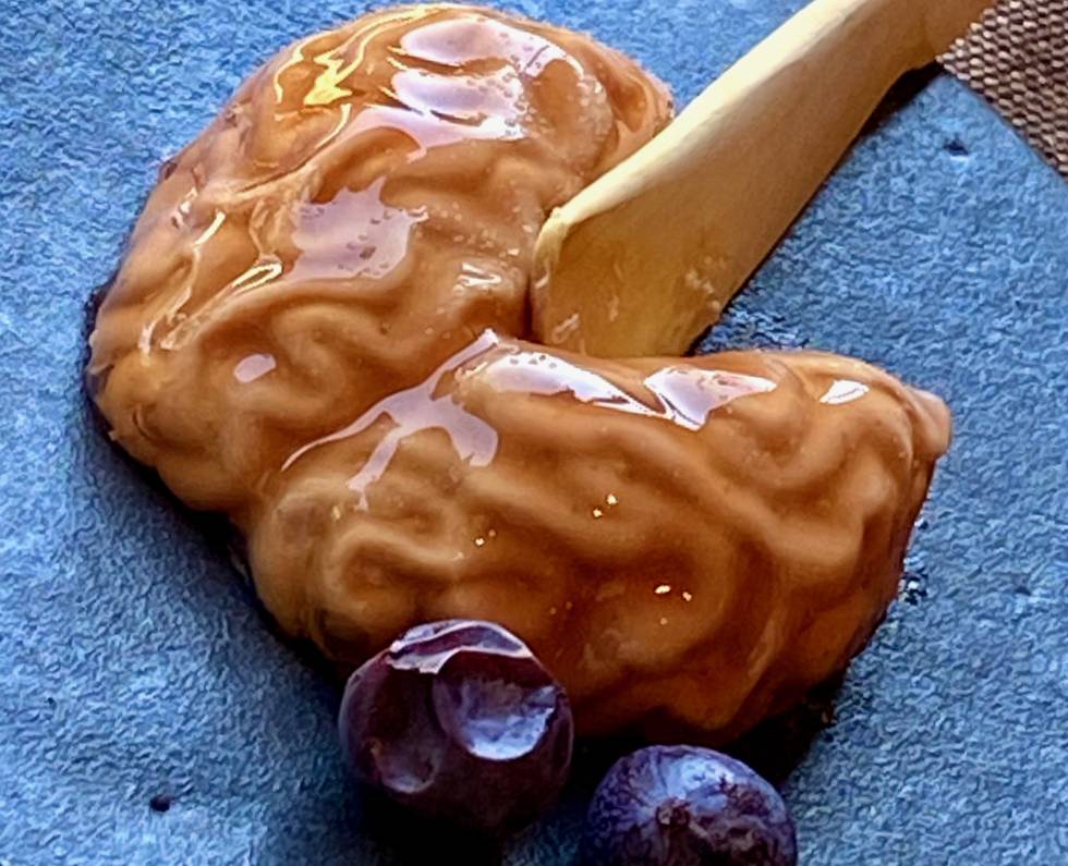 Crema de sesitos de corderos con fuagrás.J.C.CAPEL
