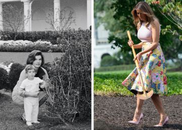 Por qué Melania Trump es mejor jardinera que Jackie Kennedy