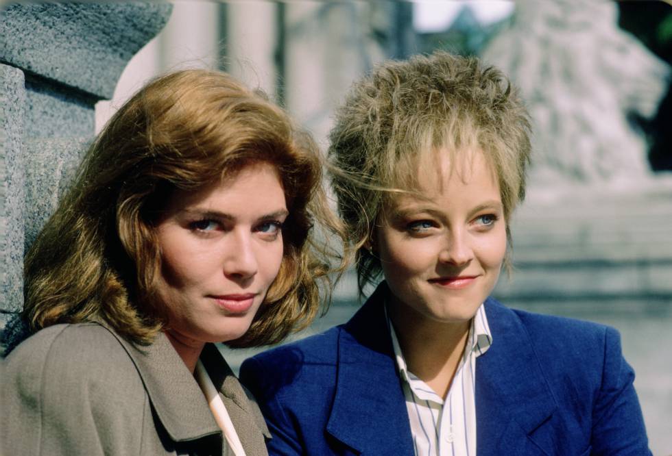 Con Jodie Foster en 'Acusados' (1988), uno de sus últimos éxitos en el cine.