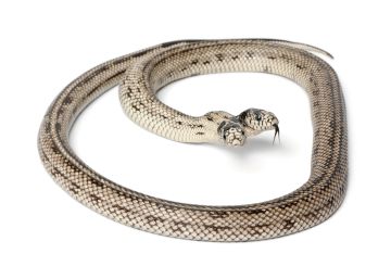 El regalo que trajo la gata a casa: una serpiente de dos cabezas