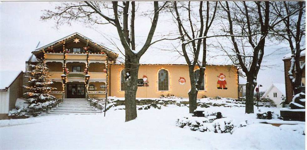 The Christmas house and post office of Santa Claus in Drøbak, Norway.