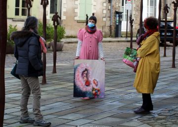 En tiempos del covid, el arte sale de paseo