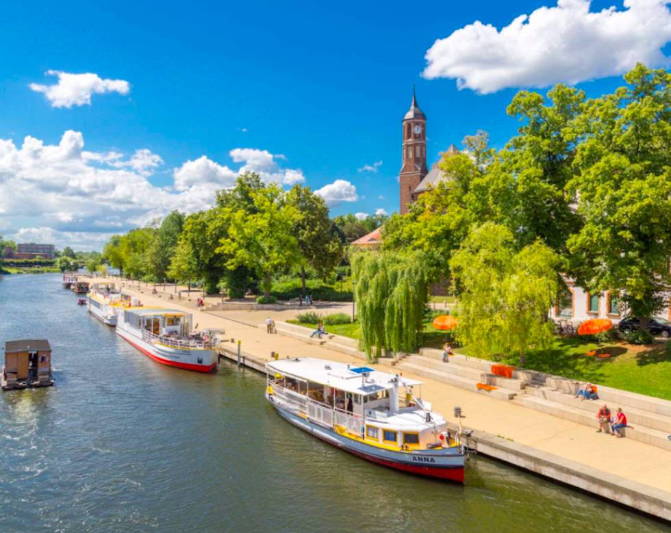 Navigate unique waterscapes in Brandenburg.