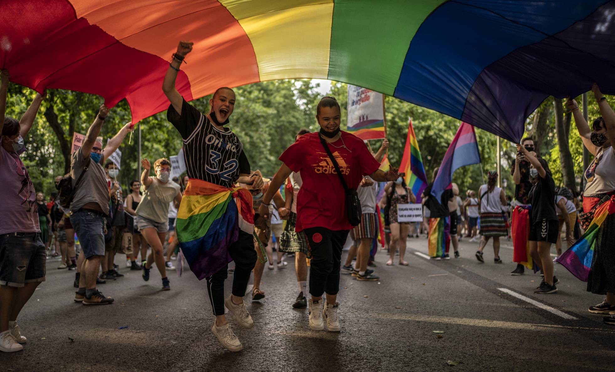 Fotos La manifestación del Orgullo LGTBI 2021 en Madrid, en imágenes