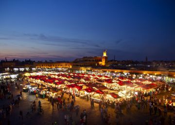 Una noche sin turistas en Djemaa el Fna