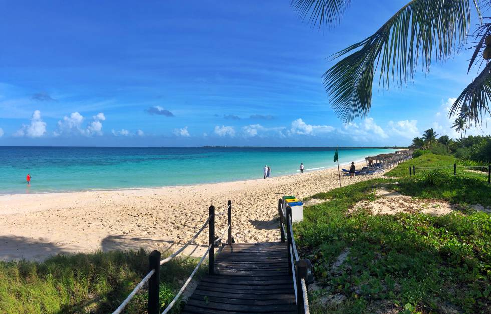 Playa de cayo Ensenachos, al norte de la isla.