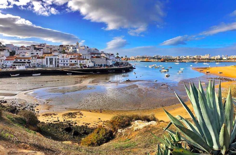The picturesque town of Ferragudo (Portugal).