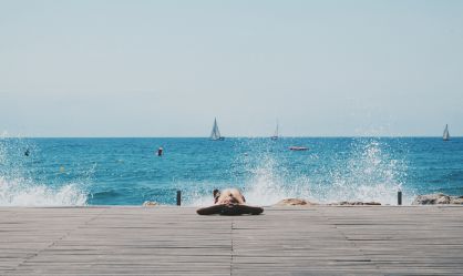 La playa de Salou, Tarragona.