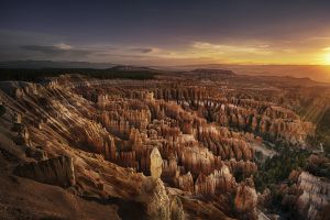 Amanecer en Bryce Canyon, en Utah (EE UU).