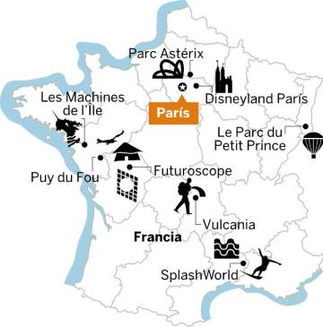 parques tematicos francia mapa Los mejores parques de atracciones de Francia | El Viajero | EL PAÍS