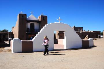 Iglesia de St. Jerome, en el Pueblo de Taos (Nuevo México).