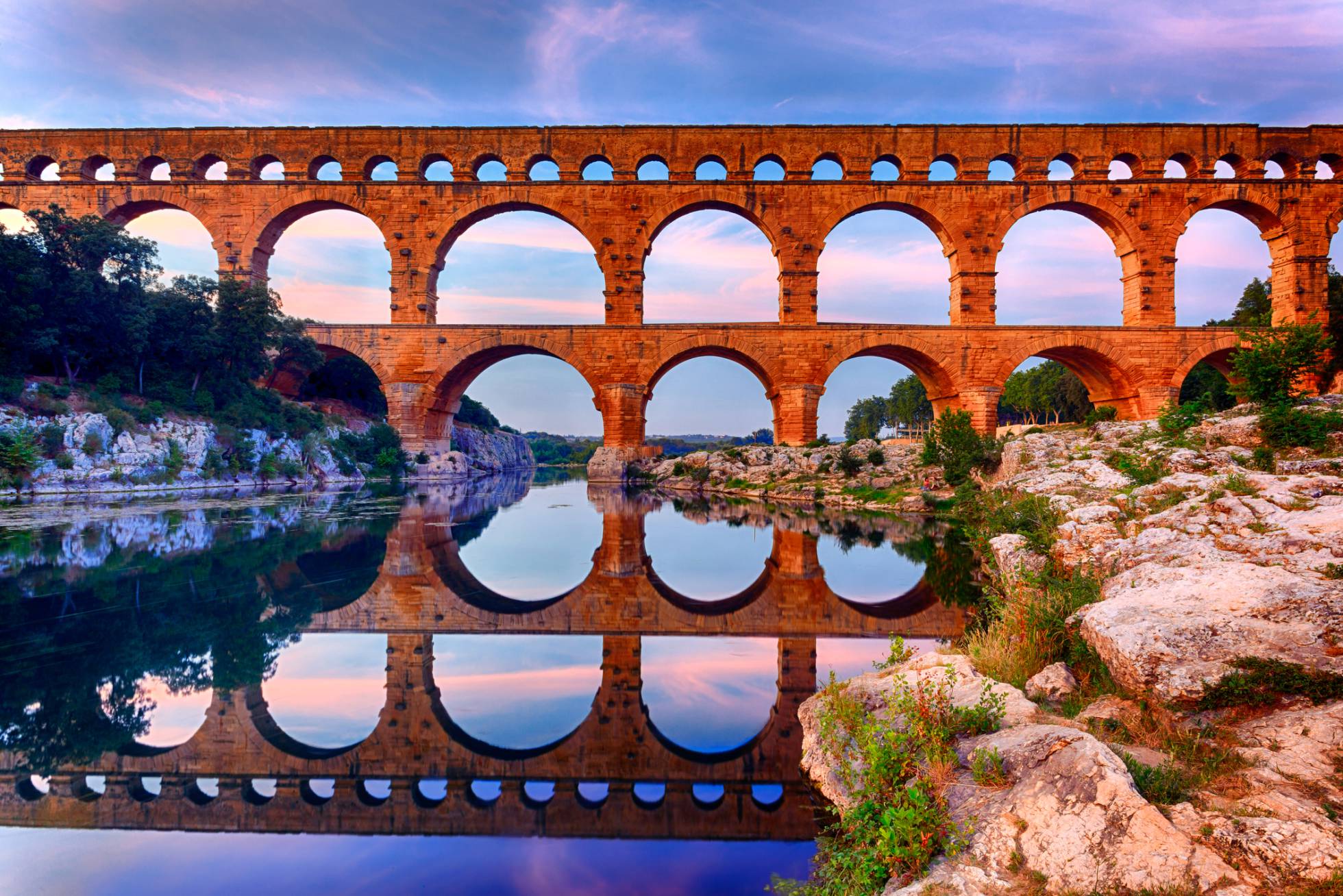 Pont du Gard, Near Avignon, France бесплатно