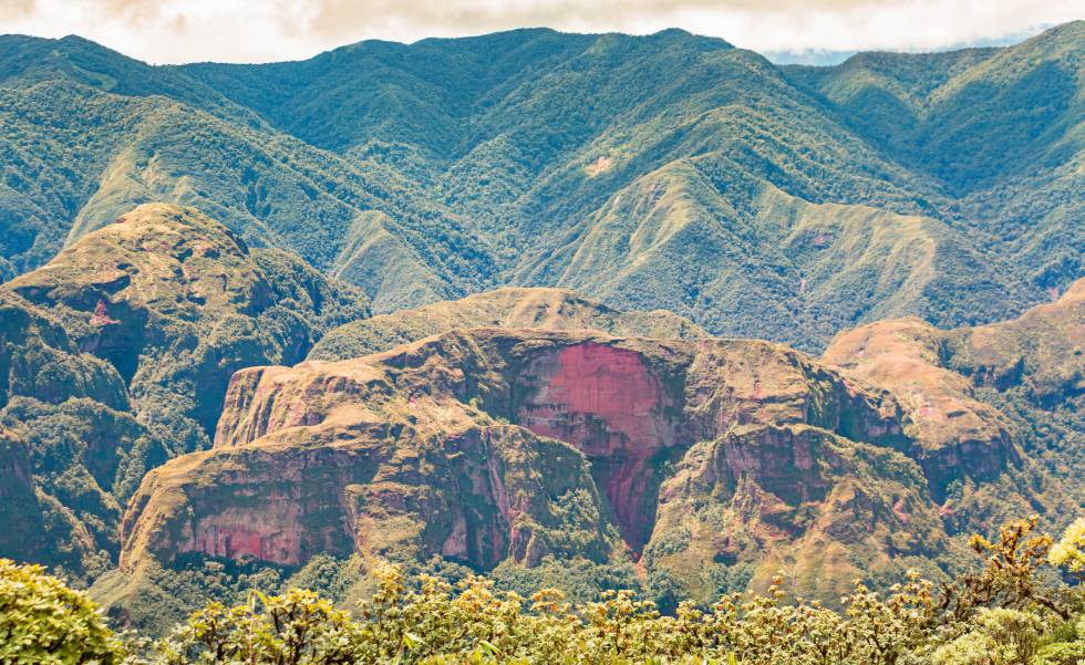 Paisaje en el parque nacional de Amboró, en el centro de Bolivia.