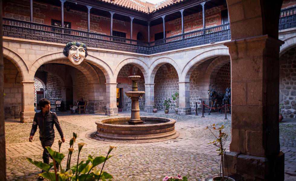 Patio de la Casa de la Moneda, en Potosí (Bolivia).