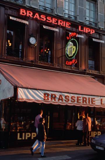 Brasserie Lipp, en París.