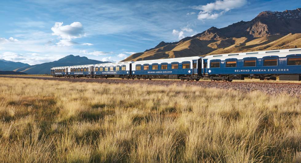 El tren Belmond Andean Explorer, en Perú.