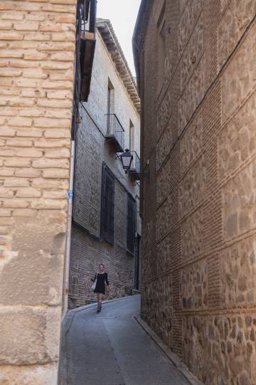 El callejón de Jesús y María, en Toledo.