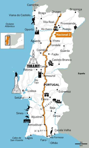 Ocho rutas para enamorse de Portugal