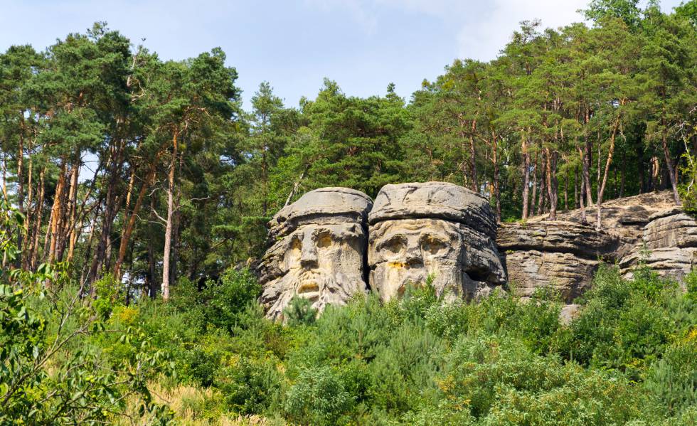 Los demonios de piedra de Zelizy, en la República Checa.