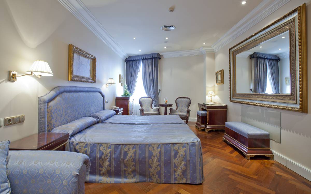 Habitación del hotel Alameda Palace, en Salamanca.