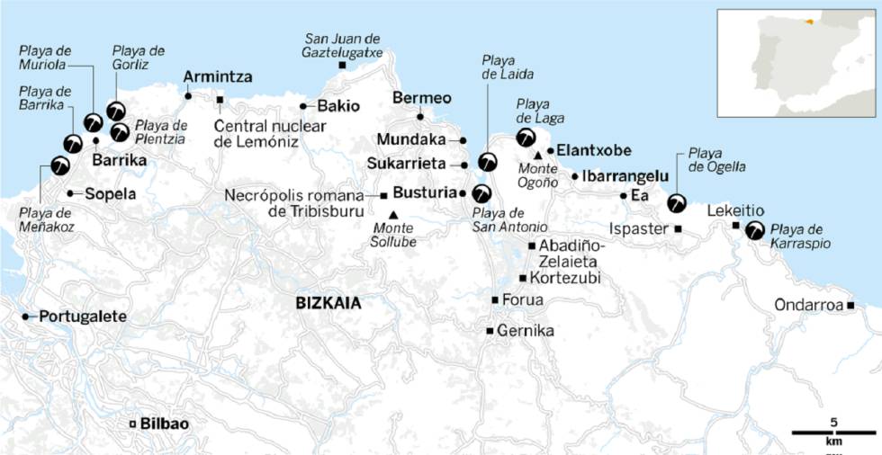 mapa costa vizcaya Txipis', anchoas y bonito a la parrilla: deliciosa costa vizcaína 