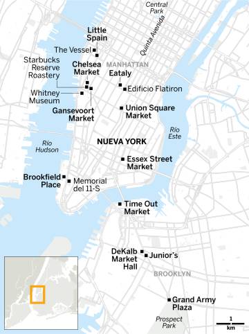 Los 10 mejores mercados para comer en Nueva York