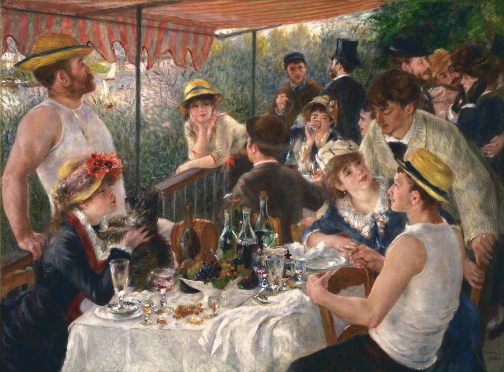 'El almuerzo de los remeros', de Pierre-Auguste Renoir. The Phillips Collection