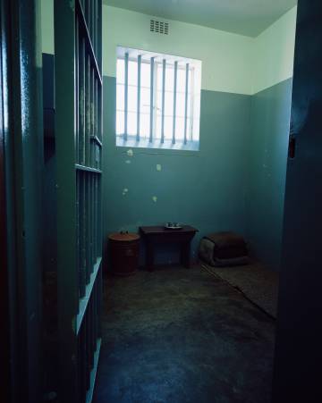 La celda de Nelson Mandela, en la isla Robben, en Sudáfrica.