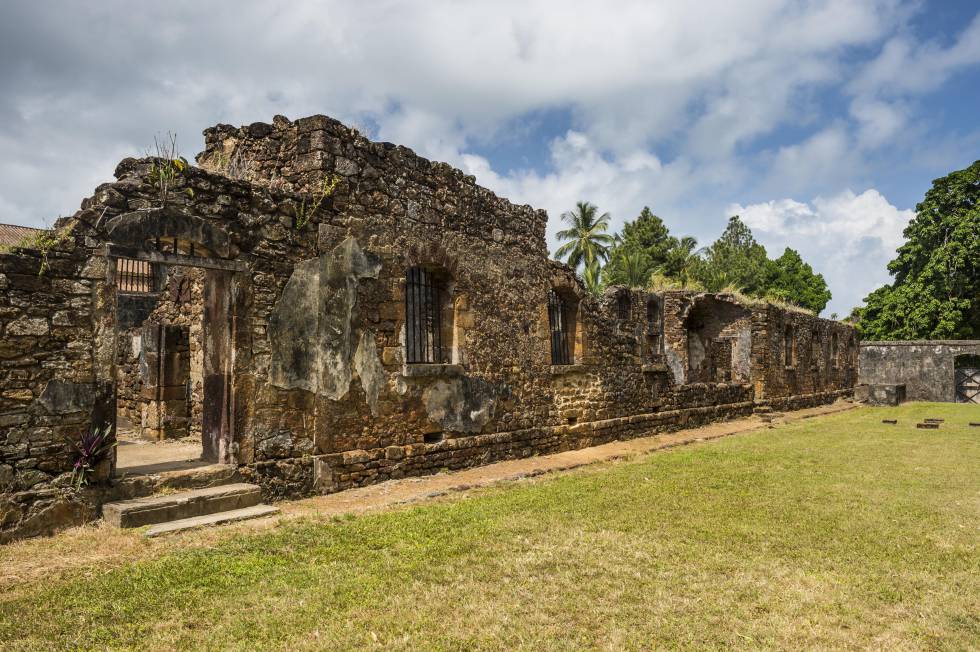 La antigua prisión en la isla del Diablo, en la Guayana francesa.