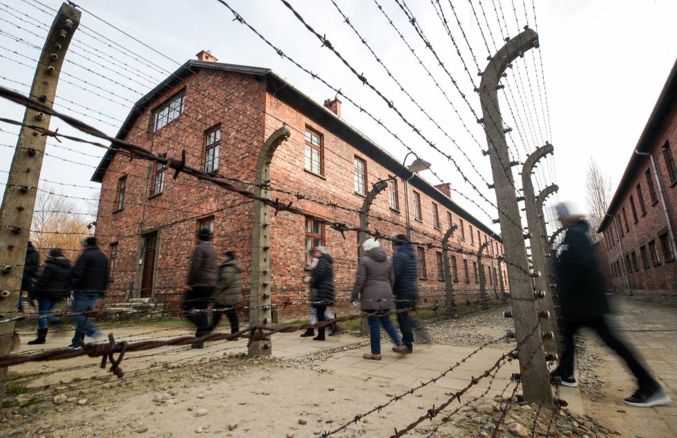 Una visita al campo de concentración nazi de Auschwitz, en Polonia.